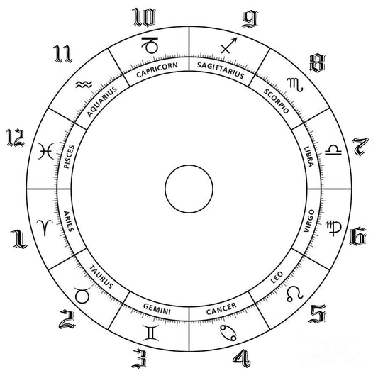 the 12 zodiac houses of Astrology