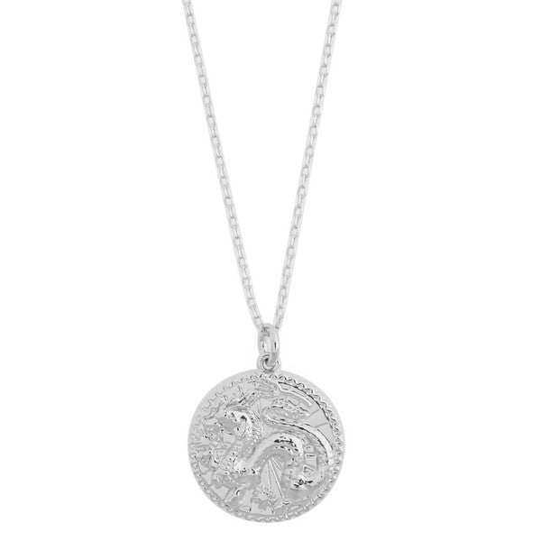 Chinese Zodiac Coin Necklace - Dragon