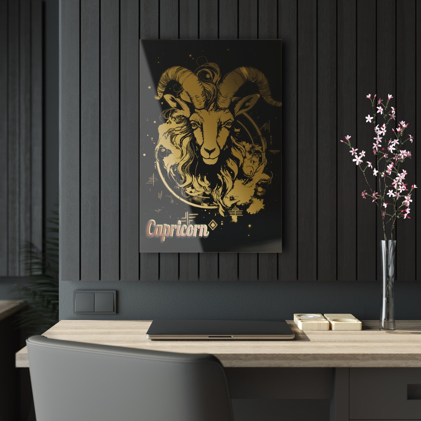 Capricorn Wall Art-Acrylic Print-Zodiac