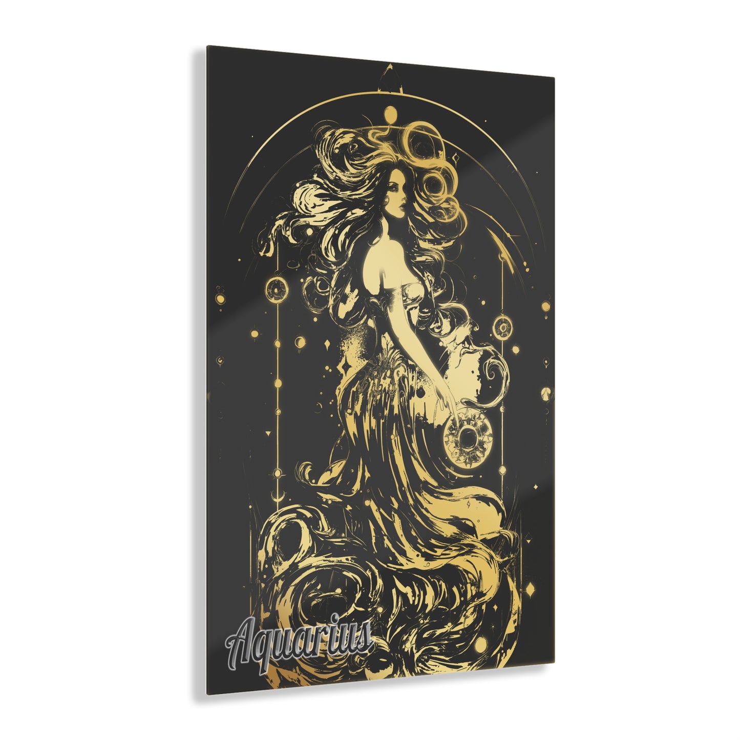 Aquarius Acrylic Prints |Wall Art |Zodiac Signs Art