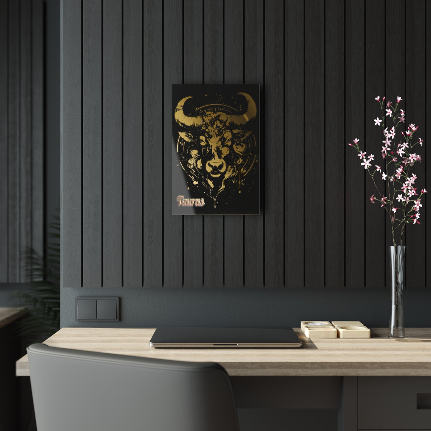 Taurus Wall Art-Acrylic Print-Zodiac