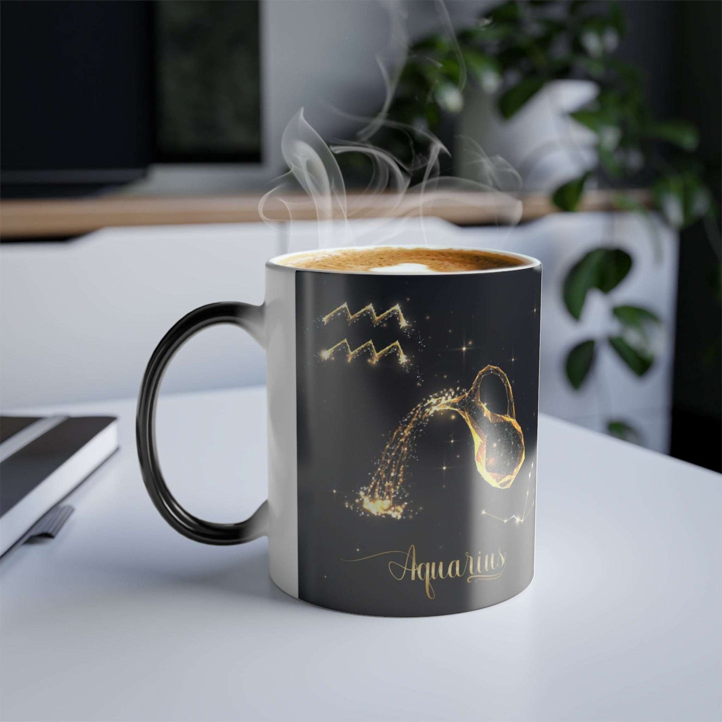 Aquarius Heat Activated Zodiac Mugs