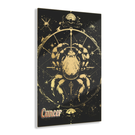 Cancer Zodiac Wall Art-Acrylic Print-Zodiac