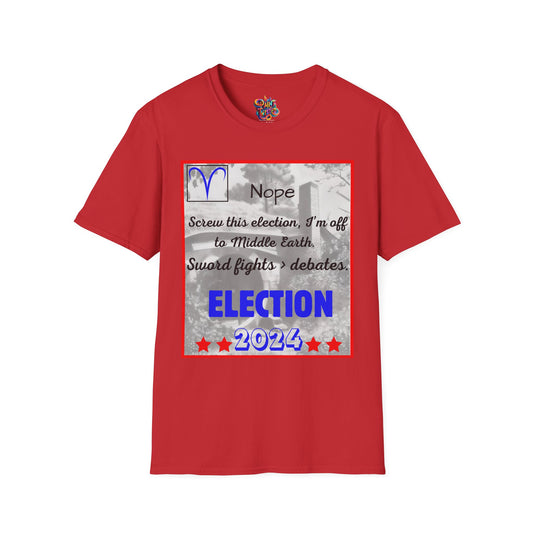 Unisex 2024 Presidential Election Zodiac T-Shirt-Aries