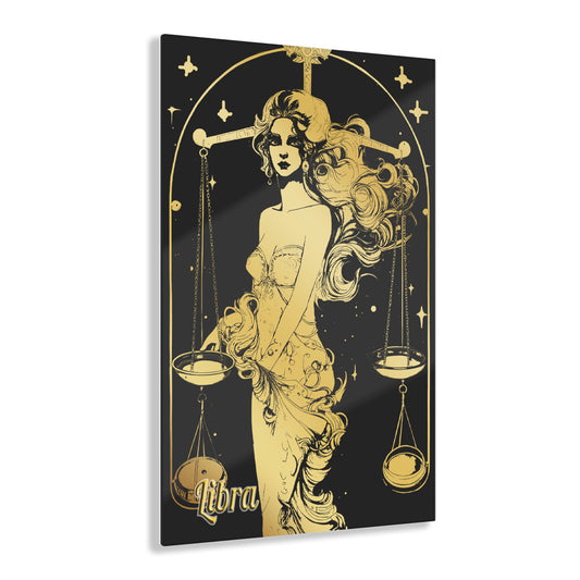 Libra Wall Art-Acrylic Print-Zodiac