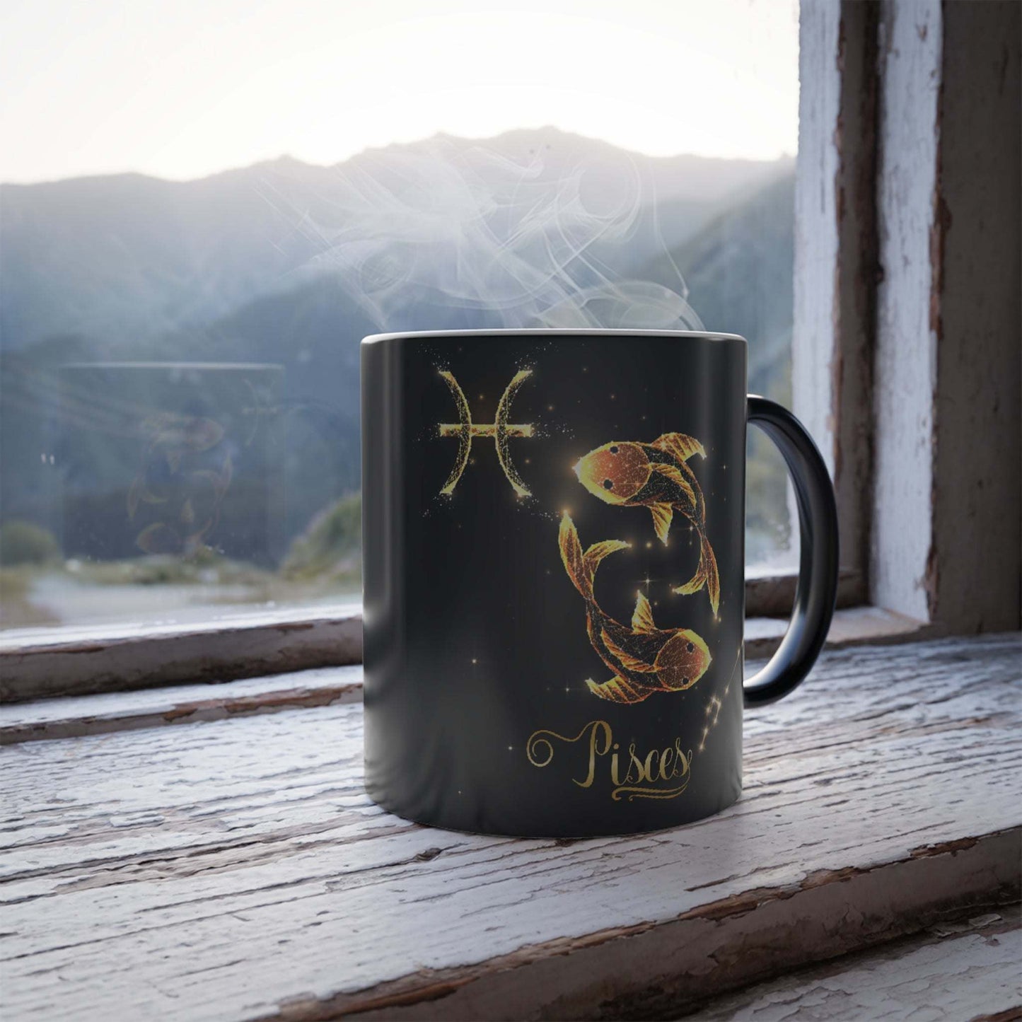 Pisces Heat Activated Zodiac Mugs