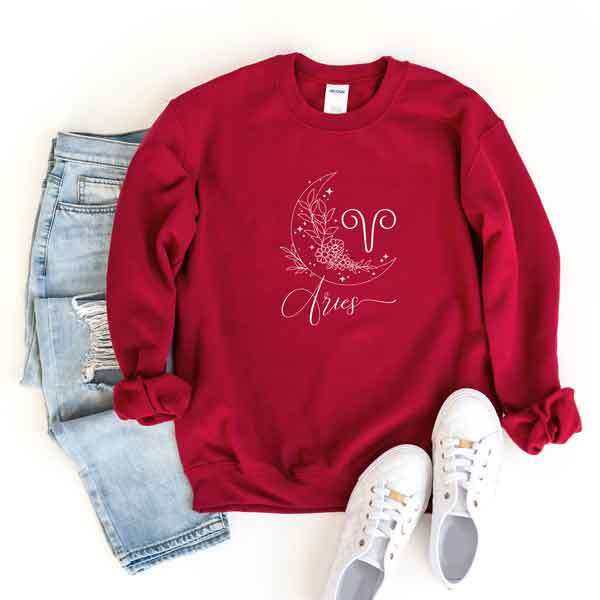 Aries Floral Graphic Sweatshirt