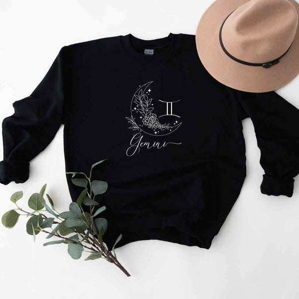 Gemini Floral Graphic Sweatshirt