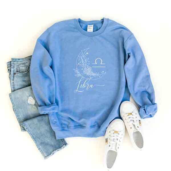 Libra Floral Graphic Sweatshirt