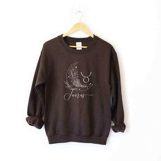 Taurus Floral Graphic Sweatshirt