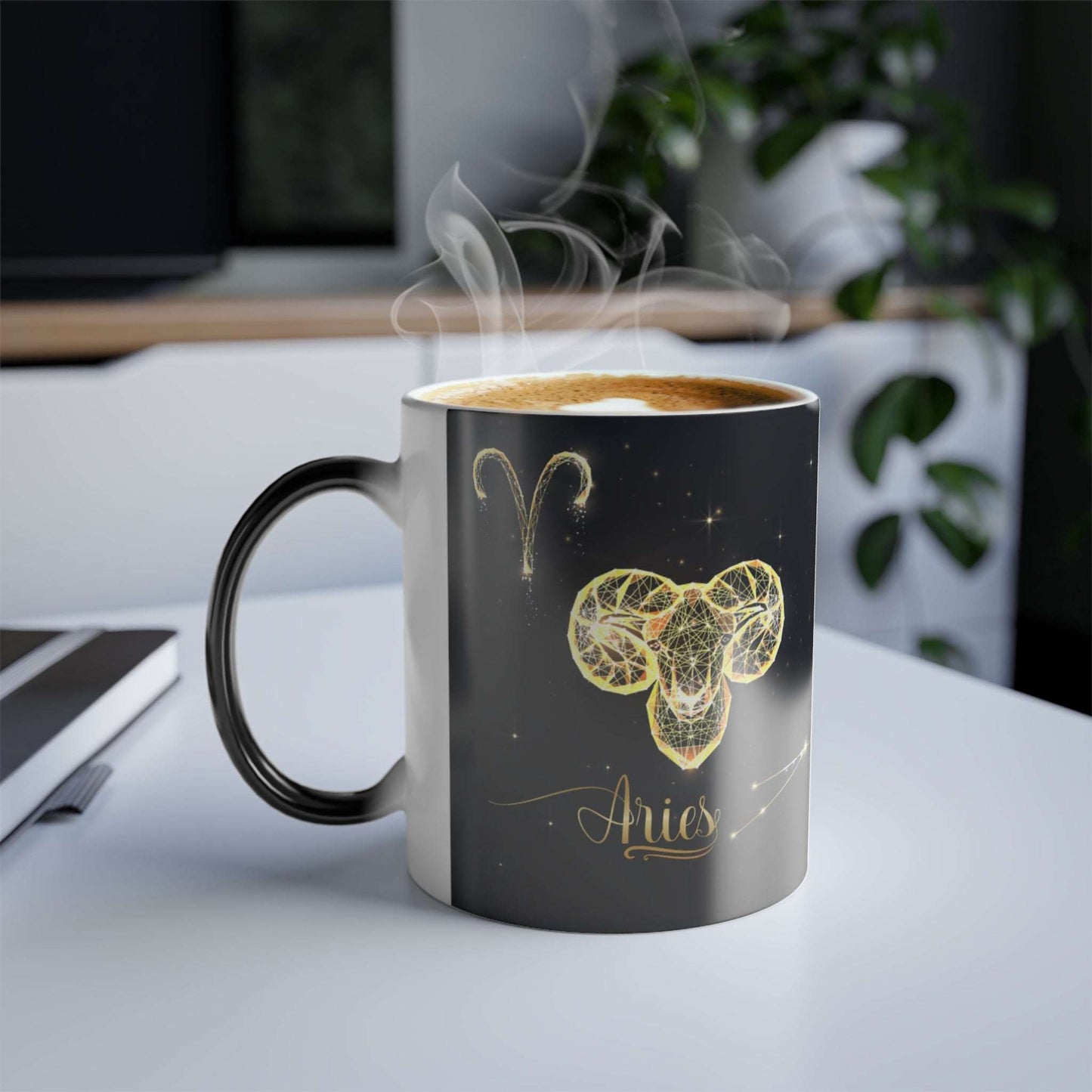 Aries Heat Activated Zodiac Mugs