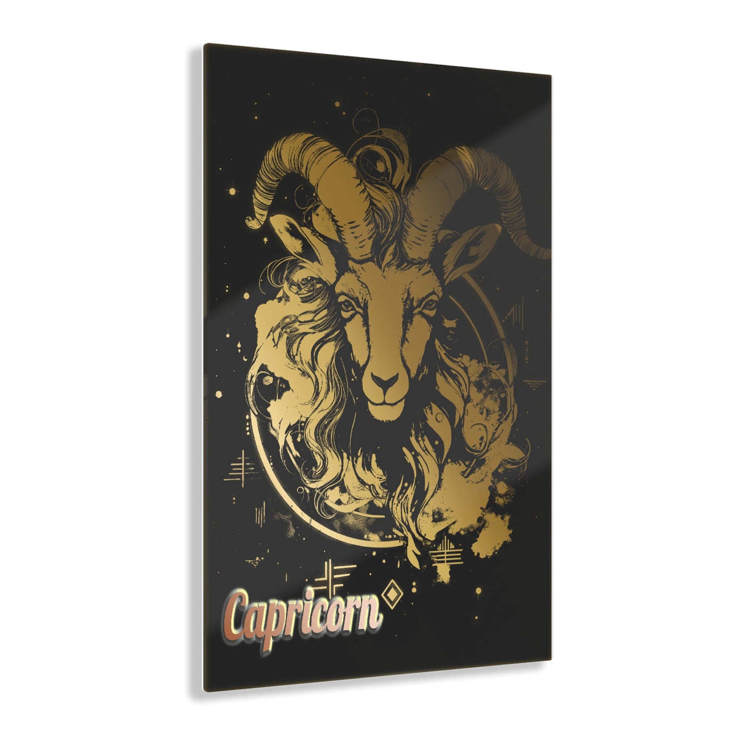 Capricorn Wall Art-Acrylic Print-Zodiac