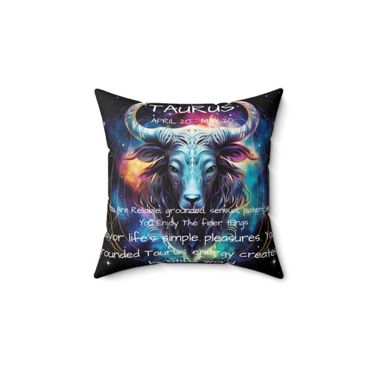 Taurus Constellation Zodiac Throw pillows