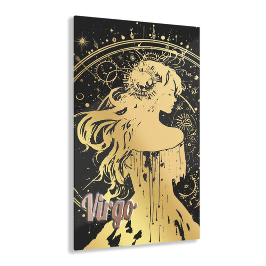 Virgo Wall Art-Acrylic Print-Zodiac Art