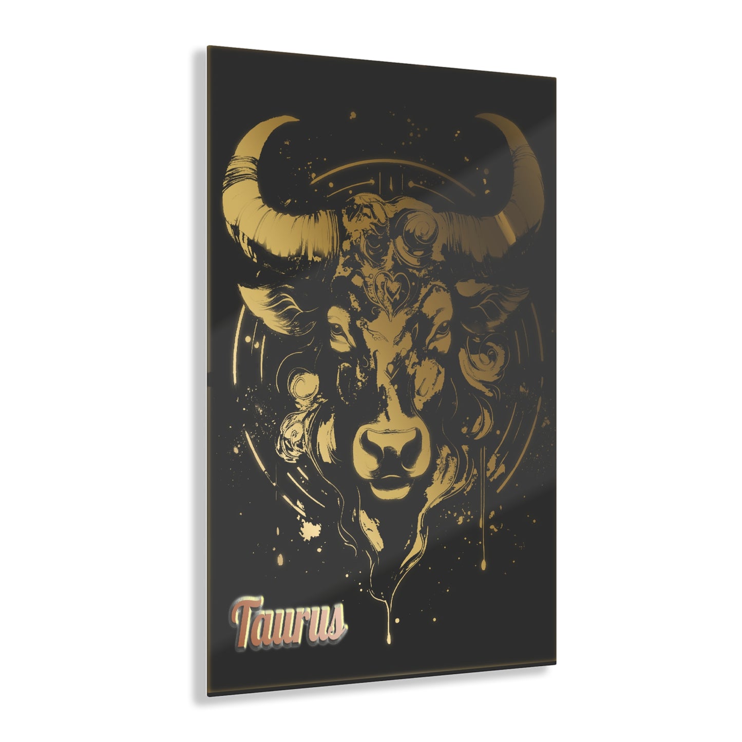 Taurus Wall Art-Acrylic Print-Zodiac