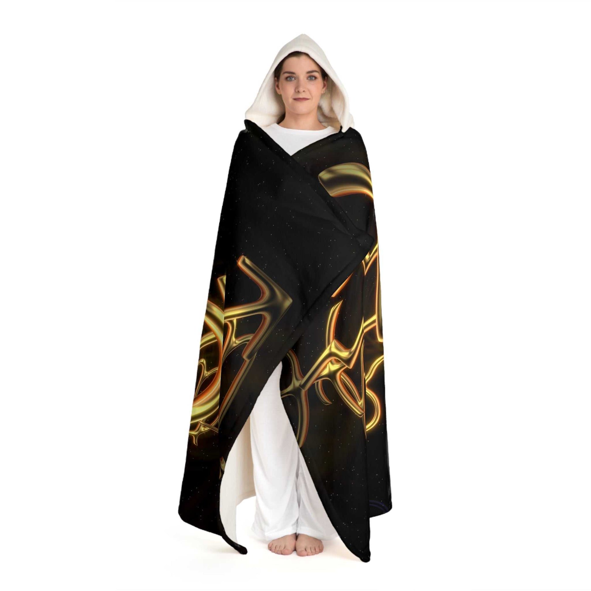 Zodiac Hooded Sherpa Fleece Blanket: CapricornZodiac Hooded Sherpa Fleece Blanket