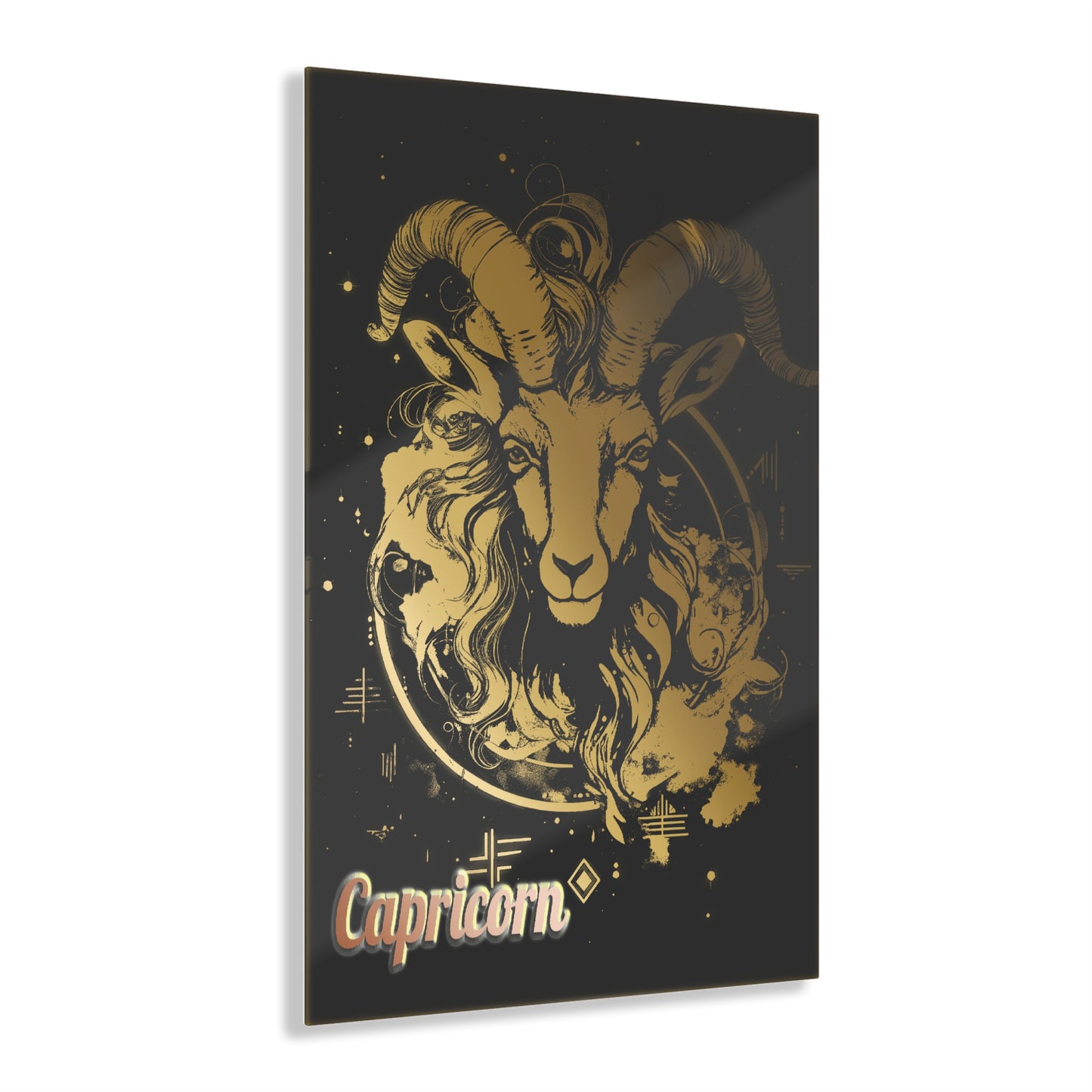 Capricorn Wall Art-Acrylic Print-Zodiac