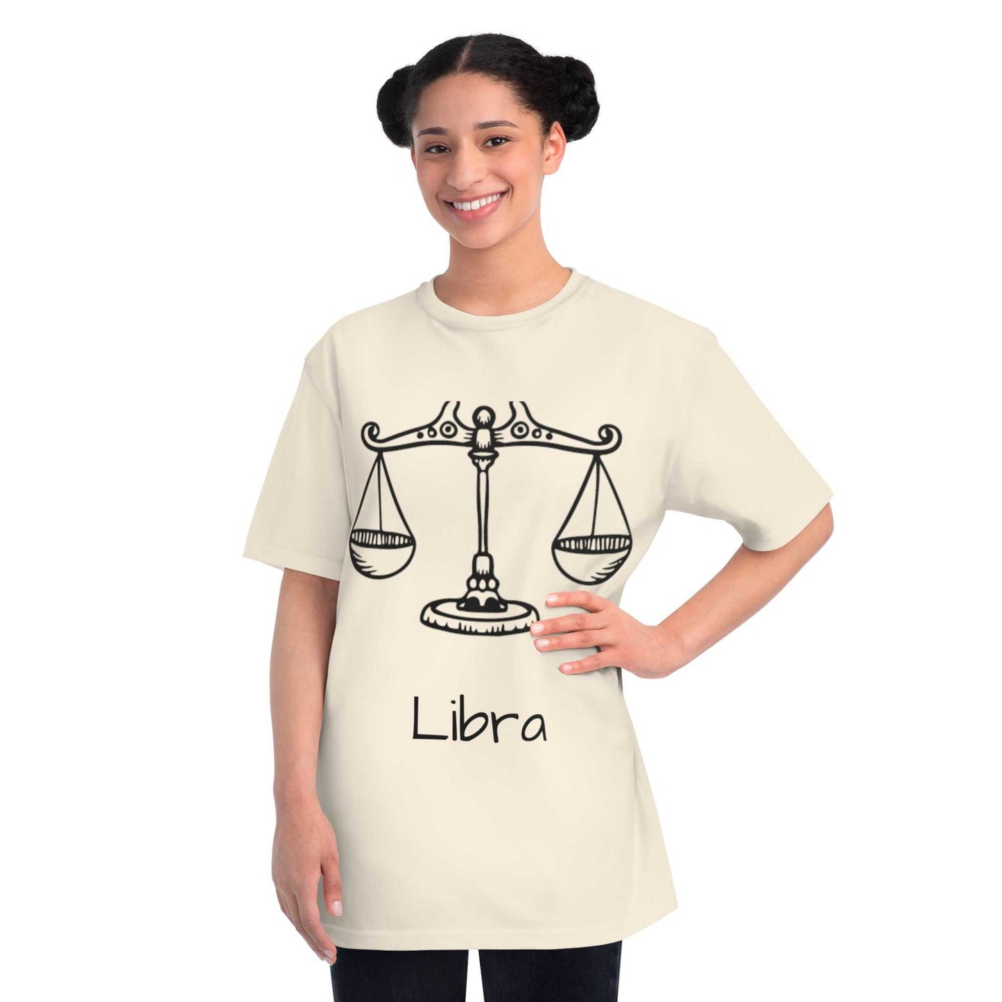 100% Organic Cotton T-shirts-Libra T Shirts