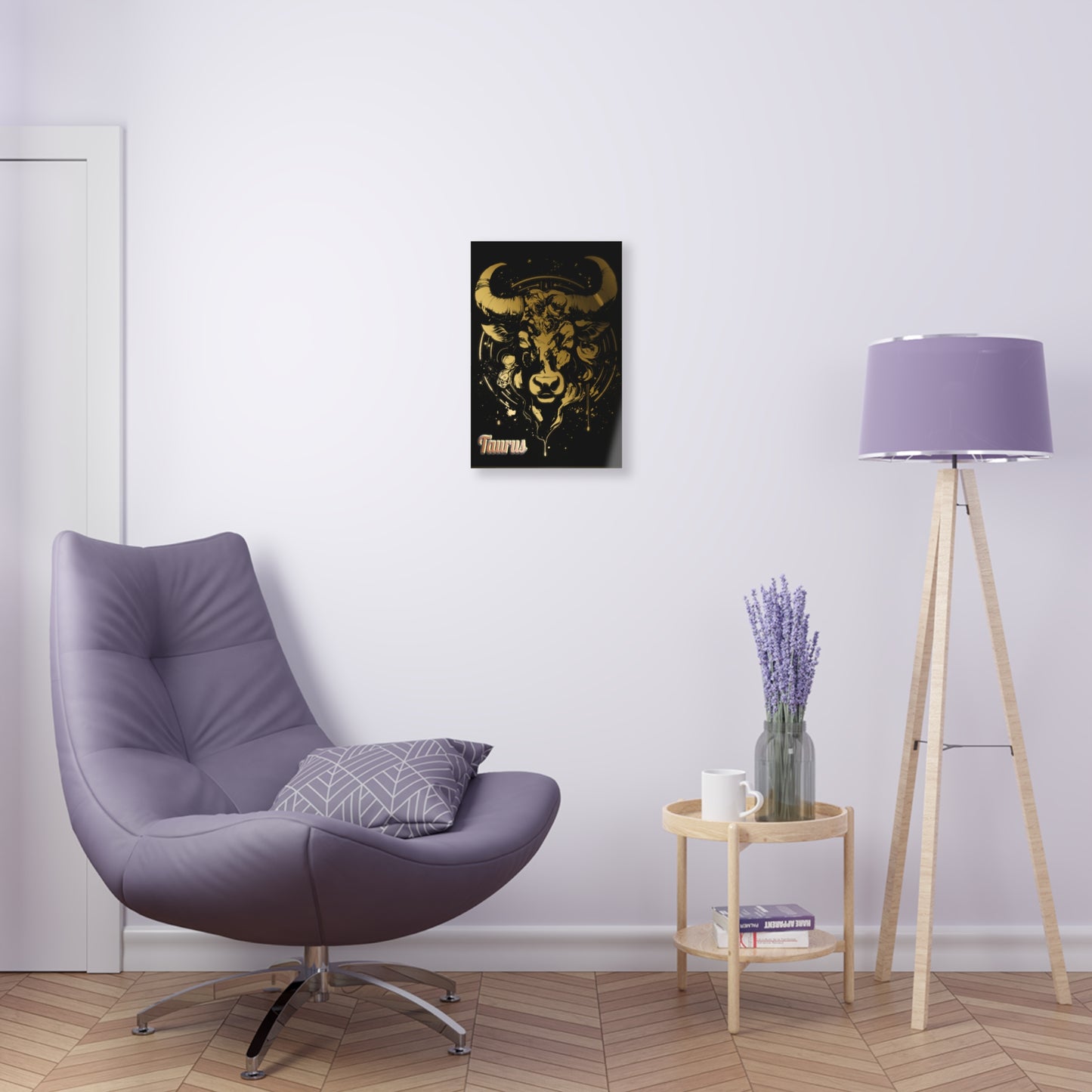 Taurus Wall Art-Acrylic Print-Zodiac