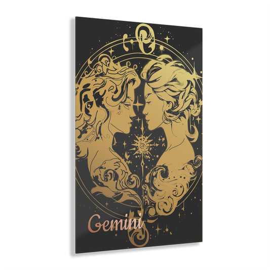 Gemini Acrylic Prints| Zodiac Wall Art