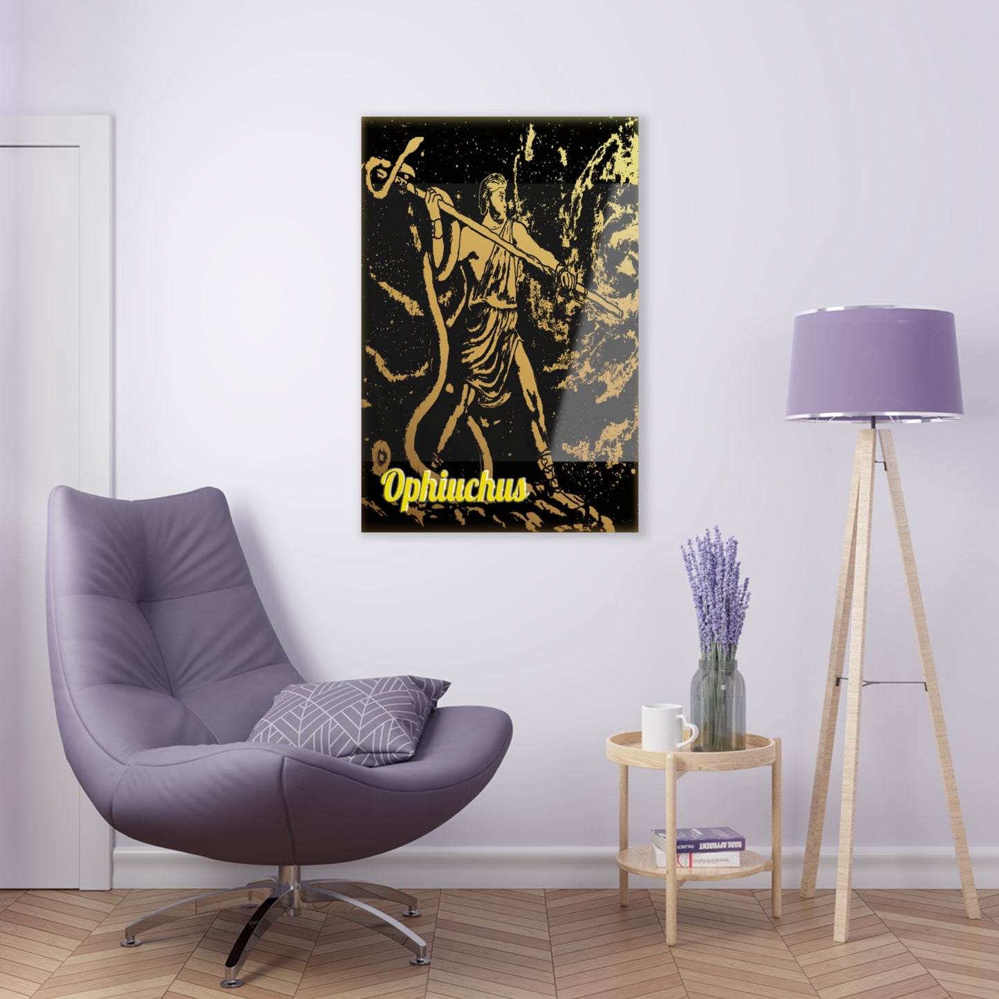 Ophiuchus The 13th Zodiac Sign| Wall Art-Acrylic Print-Zodiac