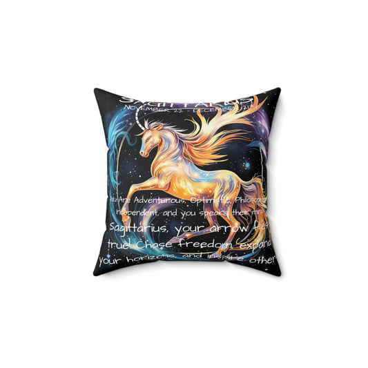 Sagittarius constellation Zodiac Throw pillows