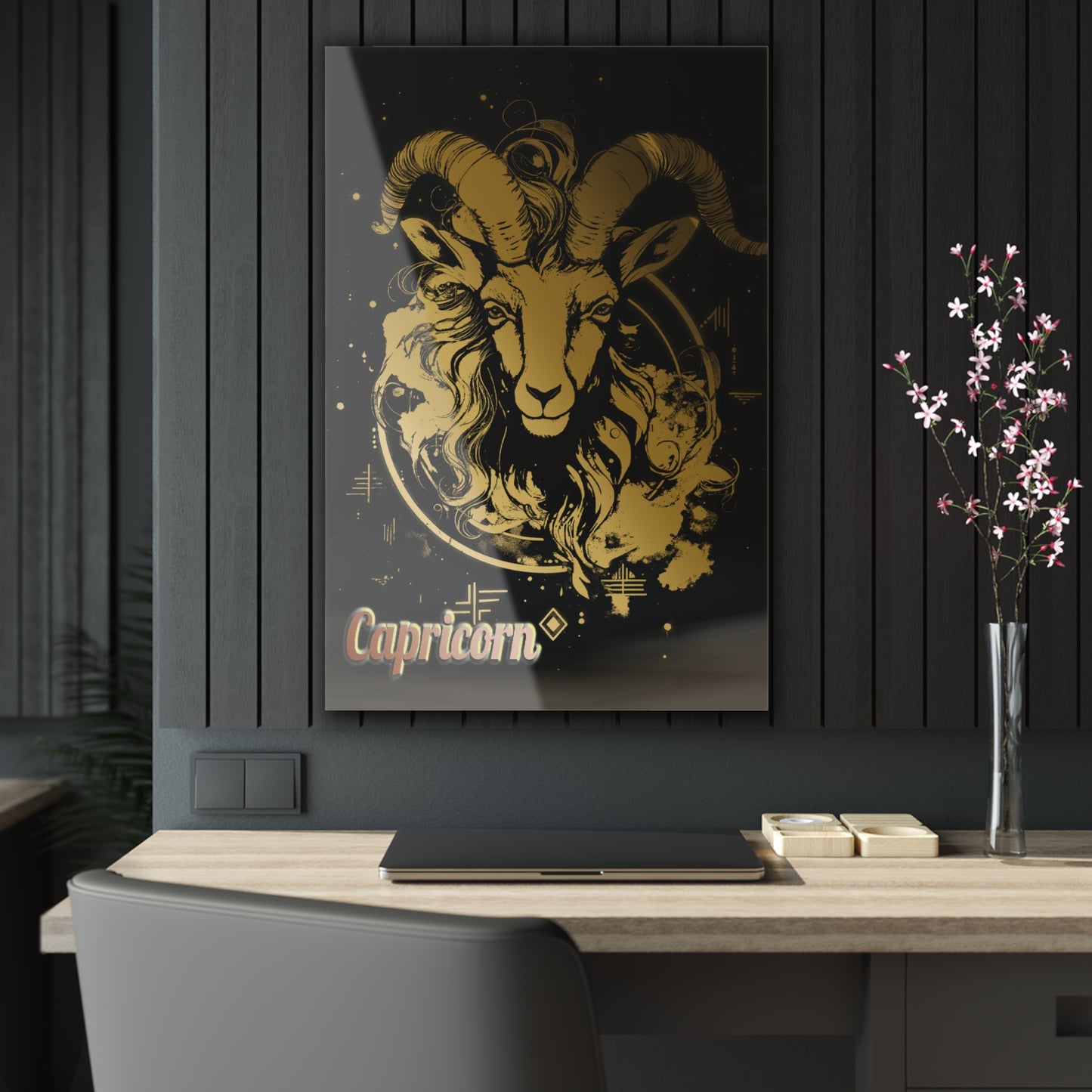 Capricorn Wall Art-Acrylic Print-Zodiac