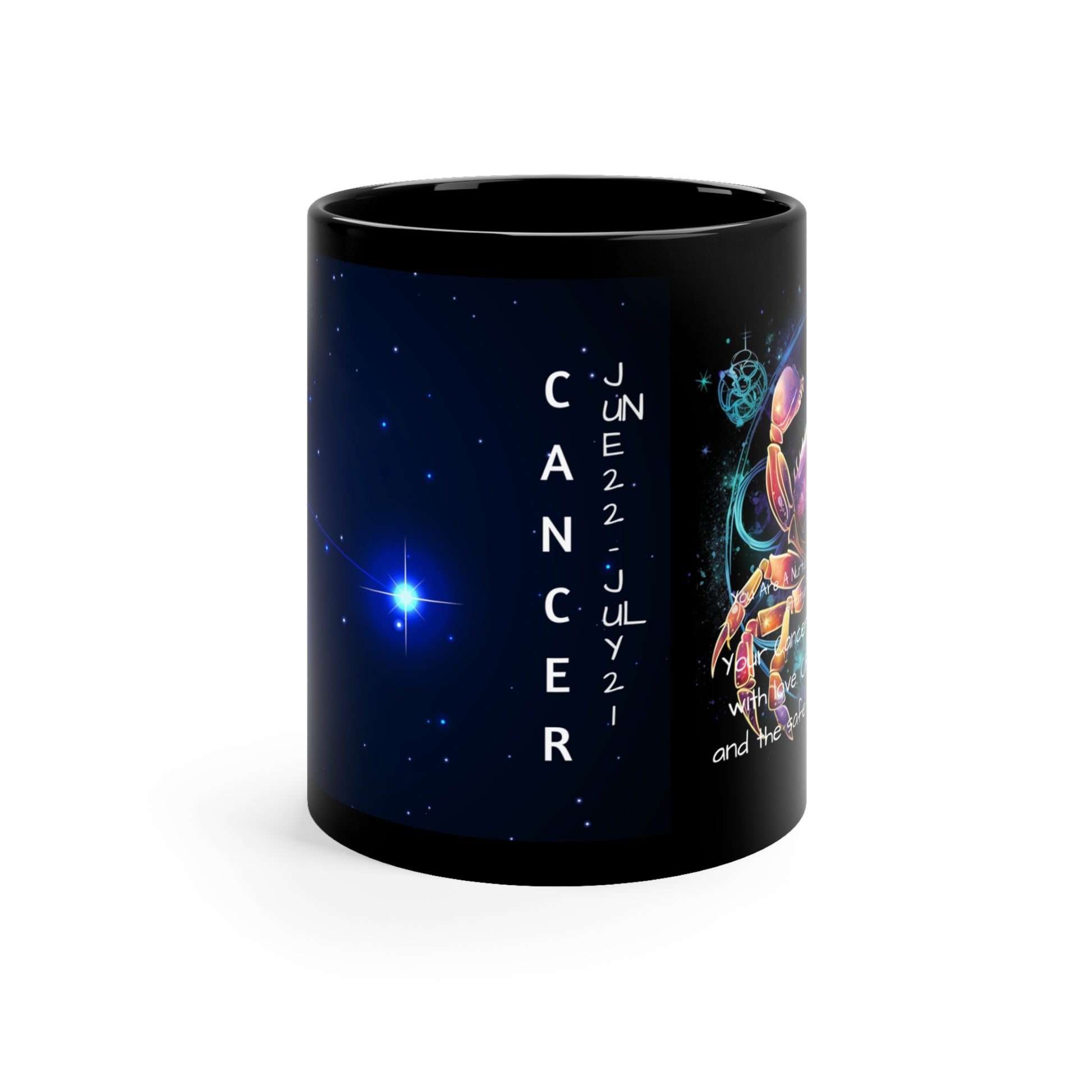 Cancer Zodiac Coffee Mug front