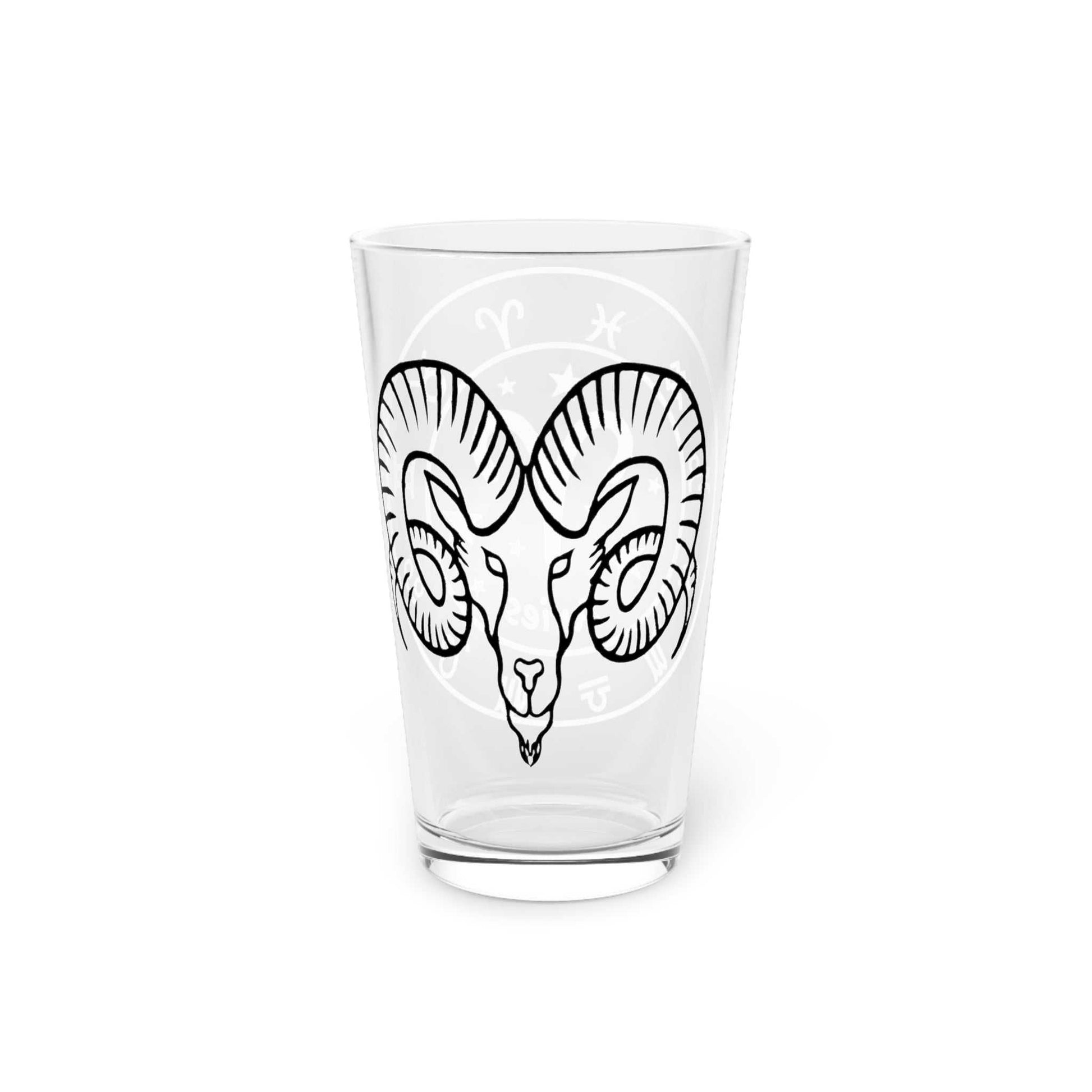 aries 16oz pint glasses-front