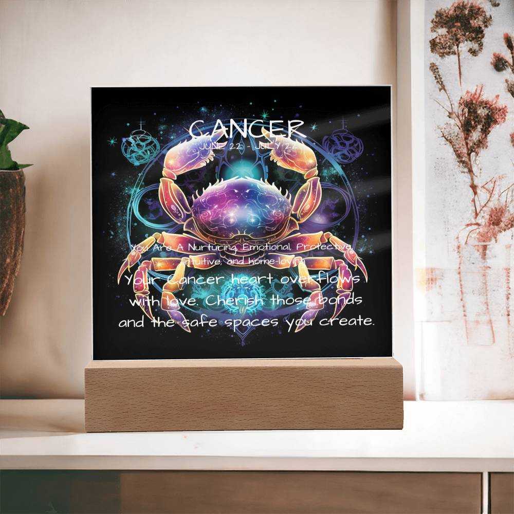 Cancer Zodiac SunSign Plaque