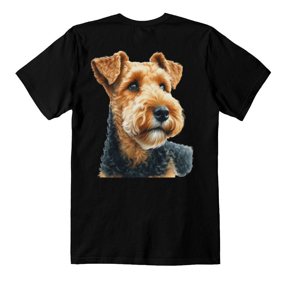 Welsh Terrier Dog T Shirt Bella Canvas 3001 Jersey Tee Print On BackShirt Bella Canvas 3001 Jersey Tee Print