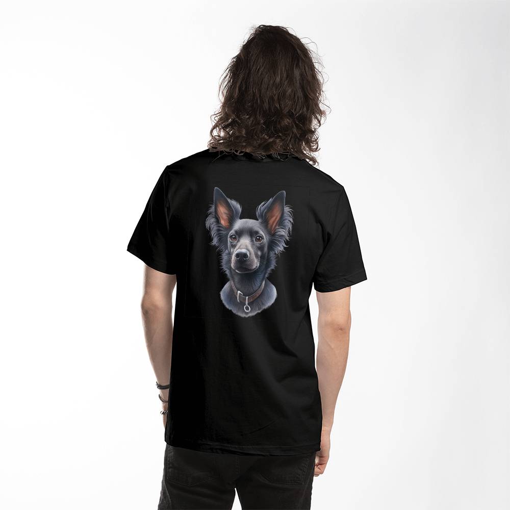 Chinese Crested Dog T Shirt Bella Canvas 3001 Jersey Tee Print On BackShirt Bella Canvas 3001 Jersey Tee Print