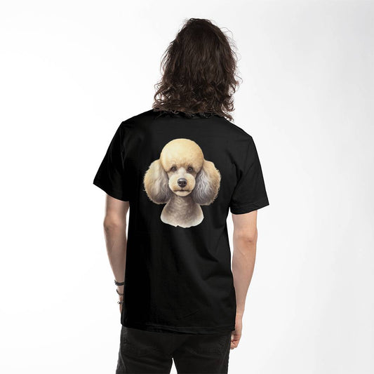 POODLE (3) Dog T Shirt Bella Canvas 3001 Jersey Tee Print On BackShirt Bella Canvas 3001 Jersey Tee Print