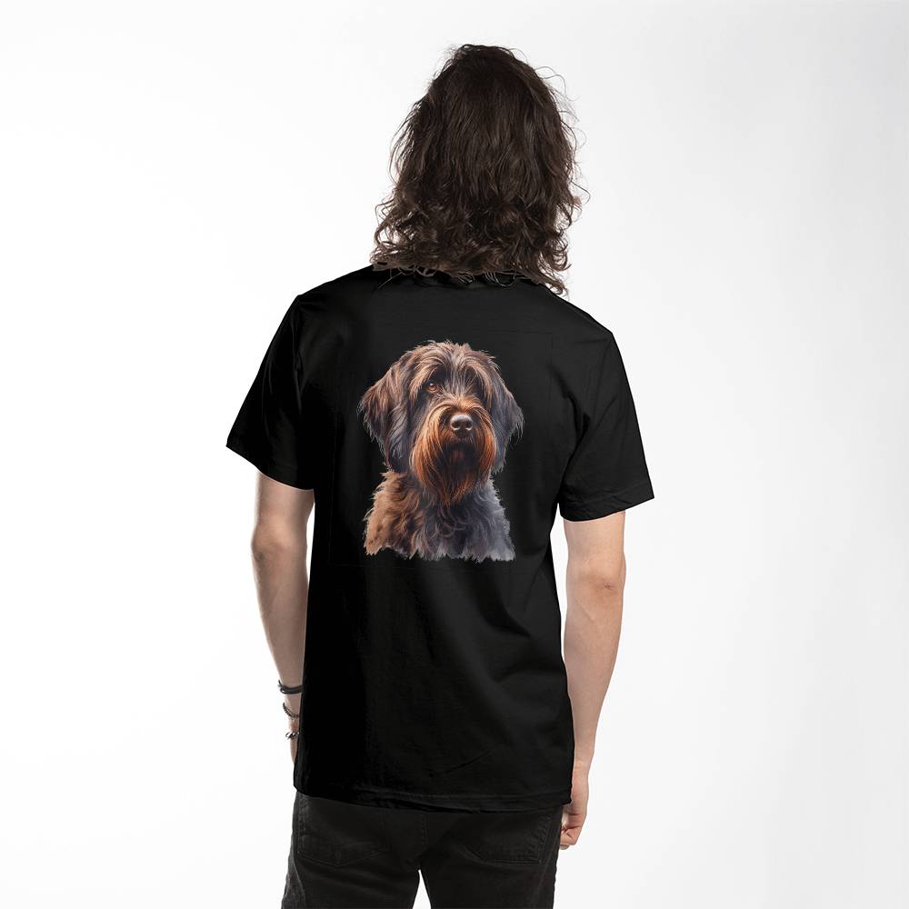 Wirehaired Pointing Griffon (4) Dog T Shirt Bella Canvas 3001 Jersey TShirt Bella Canvas 3001 Jersey Tee Print