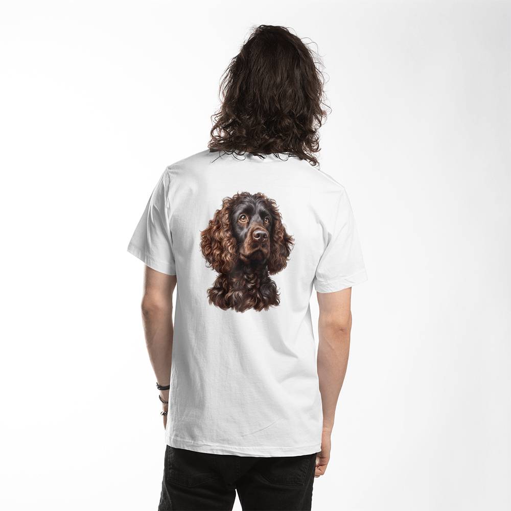 American Water Spaniel Dog T Shirt Bella Canvas 3001 Jersey Tee Print Shirt Bella Canvas 3001 Jersey Tee Print