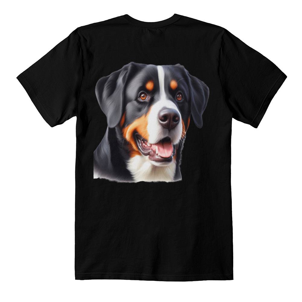 Swiss Mountain Dog Dog T Shirt Bella Canvas 3001 Jersey Tee Print On BShirt Bella Canvas 3001 Jersey Tee Print