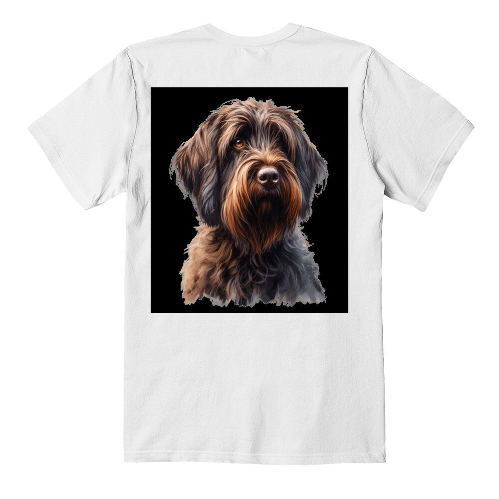 Wirehaired Pointing Griffon (4) Dog T Shirt Bella Canvas 3001 Jersey TShirt Bella Canvas 3001 Jersey Tee Print