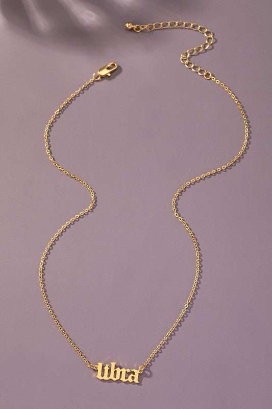 libra necklace