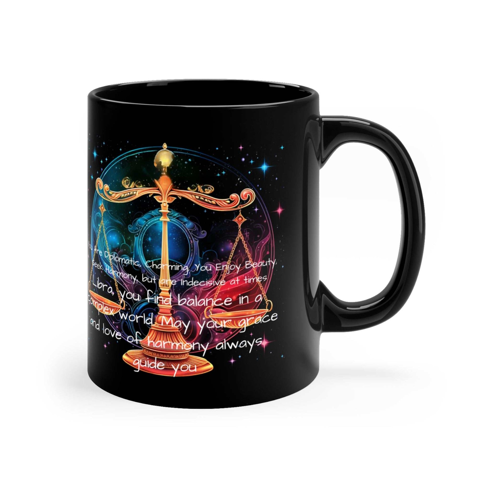 Libra Zodiac mugs affirmation side