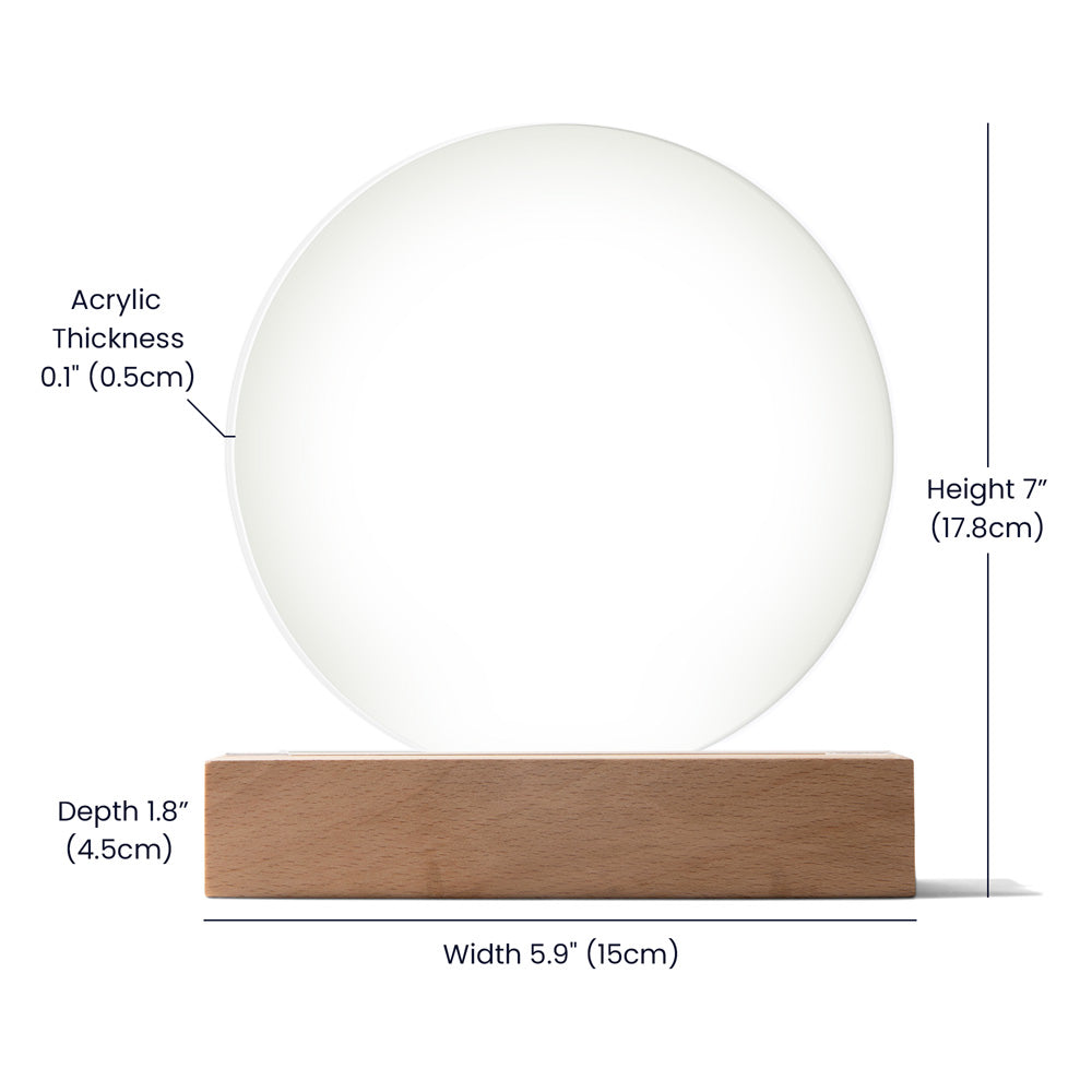 natal chart plaque-dimensions