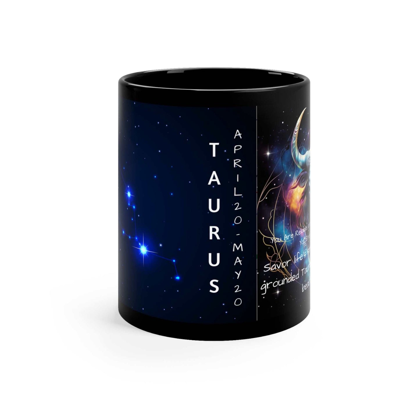 Taurus Zodiac mugs side