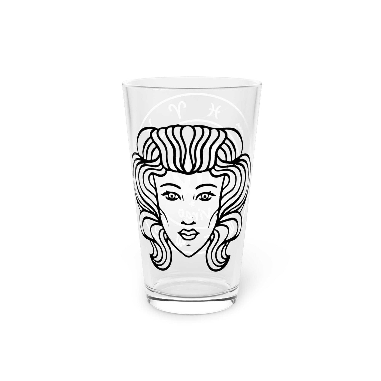 Virgo Zodiac Pint Glass, 16oz